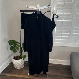 Black Cozy Loungewear Set 3 piece size small